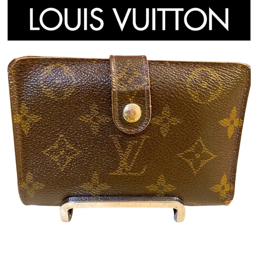 LOUIS VUITTON Monogram Double-Sided Kiss/Lock Compact Wallet, FUC - Picture 1 of 12